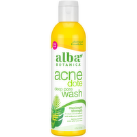 Alba Botanica Acnedote Maximum Strength Deep Pore Wash, 6 Ounce