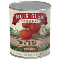 Muir Glen Organic Chunky Tomato Sauce, 28 Ounce