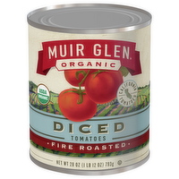 Muir Glen Organic Fire Roasted Diced Tomatoes, 28 Ounce