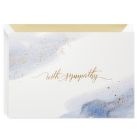 Hallmark Signature Sympathy Card (Many Thoughts and Prayers), 1 Each