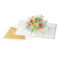 Hallmark Signature Paper Wonder Pop Up Birthday Card (Happy Birthday), 1 Each