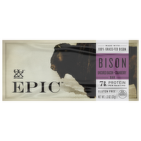 Epic Provisions Bison Uncured Bacon & Cranberry Protein Bar, 1.3 Ounce