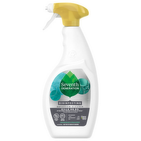 Seventh Generation Lemongrass Citrus Scent Disinfecting Bathroom Cleaner, 26 Ounce