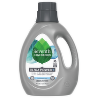 Seventh Generation Power + Fragrance Free Liquid Laundry Detergent, 87.5 Ounce