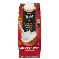 Thai Kitchen Unsweetened Coconut Milk, 25 Ounce