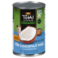 Thai Kitchen Organic Unsweetened Lite Coconut Milk, 13.66 Ounce