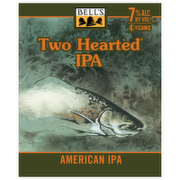 Bell's Two Hearted Ale American IPA Beer, 4 Each