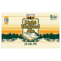 Bell's Light Hearted Ale Lo-Cal Beer, 6 Each