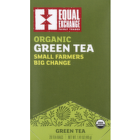 Equal Exchange Organic Green Tea, 20 Each