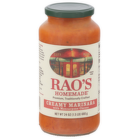 Rao's Homemade Creamy Marinara Pasta Sauce with Mascarpone Cheese, 24 Ounce