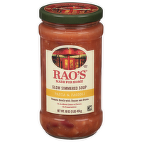 Rao's Made For Home Pasta & Fagioli Italian Style Slow Simmered Soup, 16 Ounce