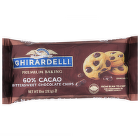 Ghirardelli Chocolate 60% Cacao Bittersweet Chocolate Baking Chips, 10 Ounce