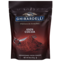 Ghirardelli Chocolate 100% Unsweetened Premium Baking Cocoa, 8 Ounce