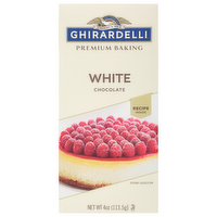 Ghirardelli Chocolate White Chocolate Premium Baking Bar, 4 Ounce