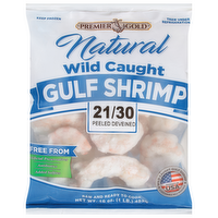 Premier Gold Peeled & Deveined Raw Gulf Shrimp 21-30 CT, 16 Ounce