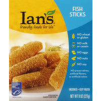 Ian's Gluten Free Fish Sticks, 8 Ounce