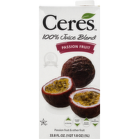Ceres Passion Fruit 100% Juice Blend - Kosher for Passover, 33.8 Ounce