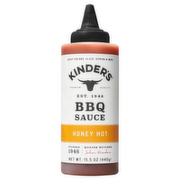 Kinder's Honey Hot BBQ Sauce, 15.5 Ounce