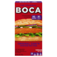 Boca Original Chik'n Veggie Patties, 10 Ounce