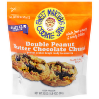 Sweet Martha's Cookie Jar Double Peanut Butter Chocolate Chunk Cookie Dough, 20 Ounce