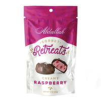 Abdallah Candies Creamy Raspberry Sorbet Retreats, 3 Ounce