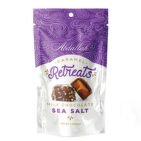 Abdallah Candies Milk Chocolate Sea Salt Caramel Retreats, 3 Ounce