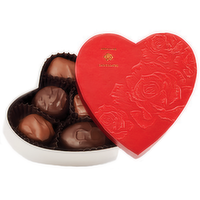 Abdallah Candies Valentine's Assorted Chocolates Foil Heart Box, 2 Ounce
