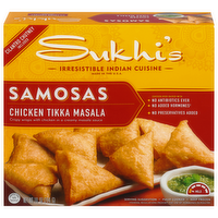 Sukhi's Samosas Chicken Tikka Masala with Cilantro Chutney, 10 Ounce