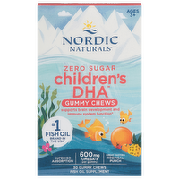 Nordic Naturals Children's DHA 600mg Tropical Punch Gummies, 30 Each