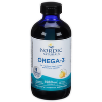 Nordic Naturals Omega-3 1600mg Liquid, 8 Ounce