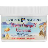 Nordic Naturals Nordic Omega-3 Gummies 82mg, 60 Each