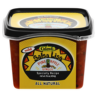 Calavo Salsa Lisa Pineapple Ginger Mild Salsa, 16 Ounce