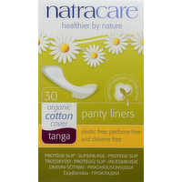 Natracare Organic Cotton Thong Panty Liners, 30 Each