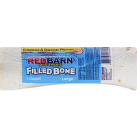 Redbarn Naturals Cheese & Bacon Flavor Filled Bone Large Dog Treat, 1 Each