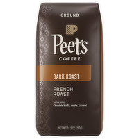 Peet's Coffee Ground French Roast Dark Roast Coffee, 10.5 Ounce