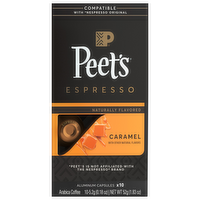 Peet's Espresso Capsules Caramel Light Roast Coffee, 10 Each