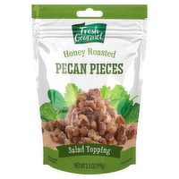 Fresh Gourmet Honey Roasted Pecan Pieces Salad Topping, 3.5 Ounce