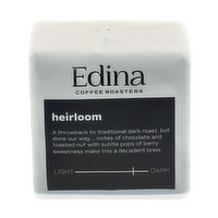 Edina Coffee Roasters Heirloom Dark Roast Coffee, 10.5 Ounce