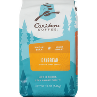 Caribou Coffee Whole Bean Daybreak Morning Blend Light Roast Coffee, 12 Ounce