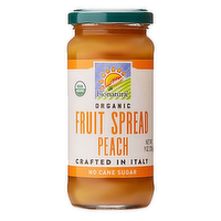 Bionaturae Organic Peach Fruit Spread, 9 Ounce