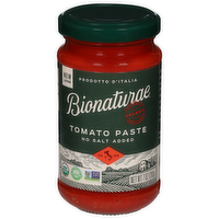 Bionaturae Organic Tomato Paste No Salt Added, 7 Ounce