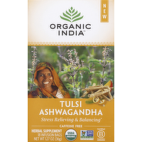 Organic India Organic Tulsi Ashwagandha Herbal Tea, 18 Each