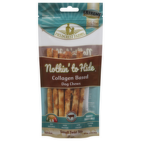 Nothing' to Hide Delectable Beef Flavor Small Twist Stix Rawhide Alternative Premium Dog Chews, 10 Each