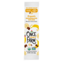 Once Upon A Farm Organic Banana Chocolate Refrigerated Oat Bar, 1.6 Ounce