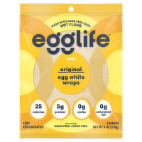 Egglife Original Egg White Wraps, 6 Each