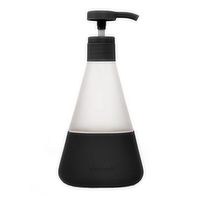 Cleancult Refillable Liquid Hand Soap Bottle Matte Black, 1 Each