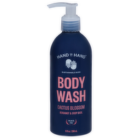 Hand in Hand Cactus Blossom, Bergamot & Crisp Basil Body Wash, 10 Ounce