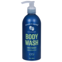 Hand in Hand Sweetgrass, Lemon Zest & Vetiver Body Wash, 10 Ounce