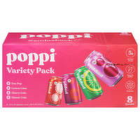 Poppi Classics Variety Pack Prebiotic Soda, 8 Each