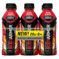 BodyArmor SuperDrink Fruit Punch Sports Drink, 6 Each